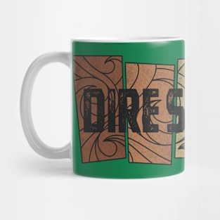 Dire Straits Retro Pattern Mug